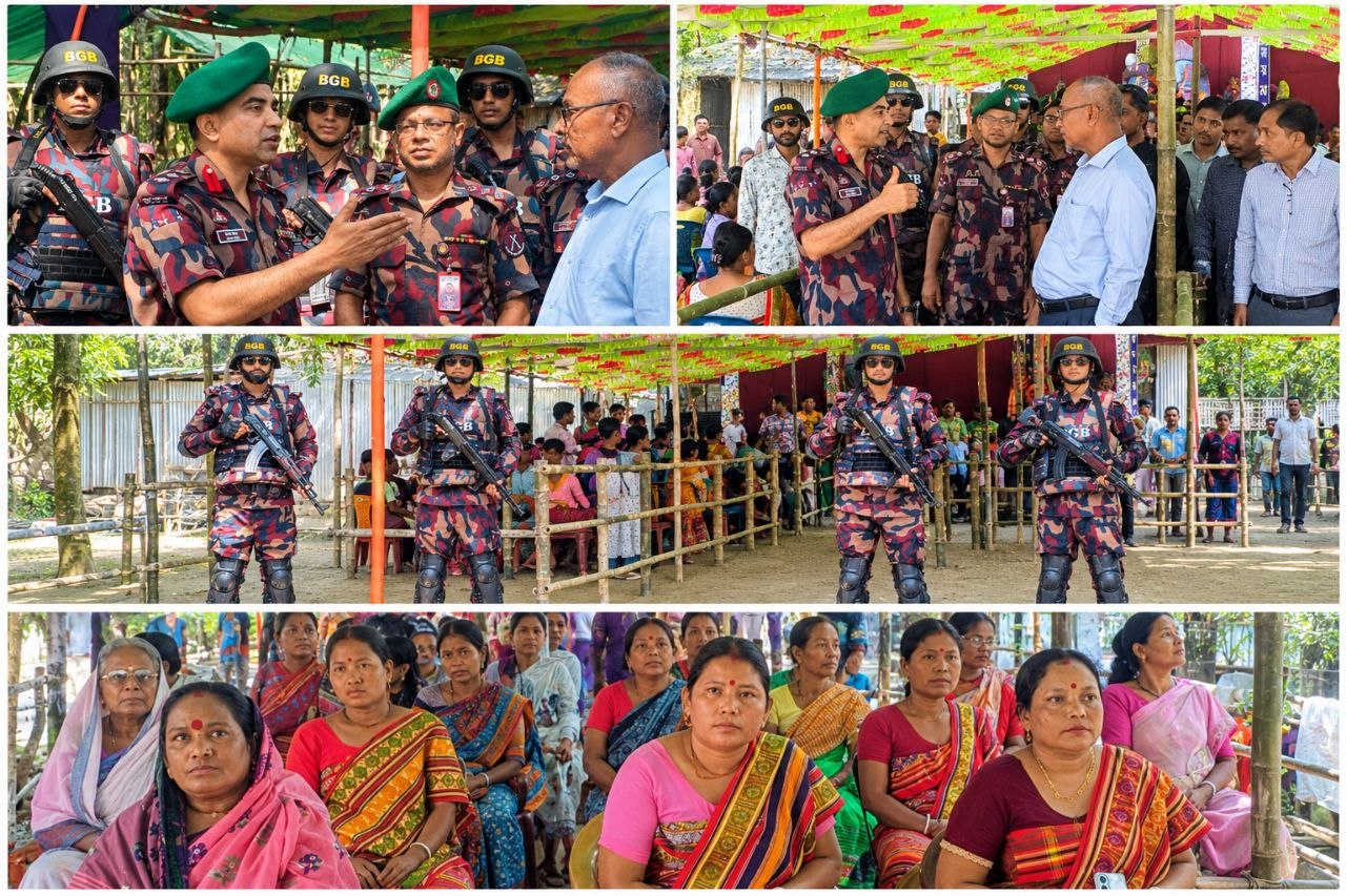 শারদীয় দুর্গাপূজায় সুনামগঞ্জে ২৮ বিজিবির ব্যাপক নিরাপত্তা প্রস্তুতি