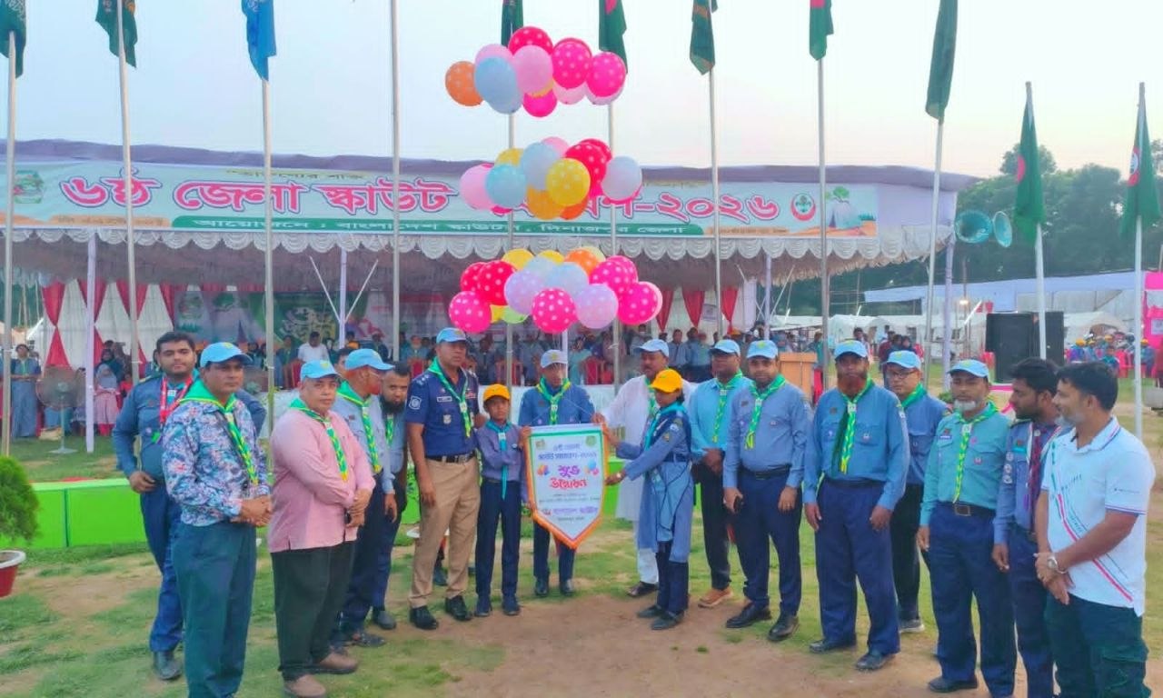 দিনাজপুরে ৬ষ্ঠ জেলা স্কাউট সমাবেশ ২০২৬-এর উদ্বোধন